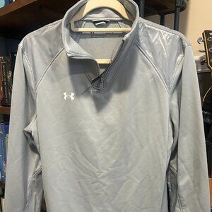 Under Armour Women's Command 1/4 Zip Jacket-grey Size Large New